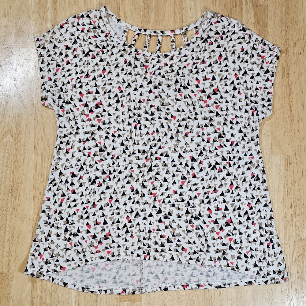 Geometric Print Top
